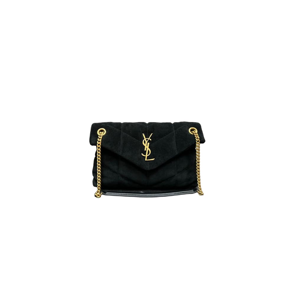 YSL PUFFER small in suede(HIGH-END GRADE)