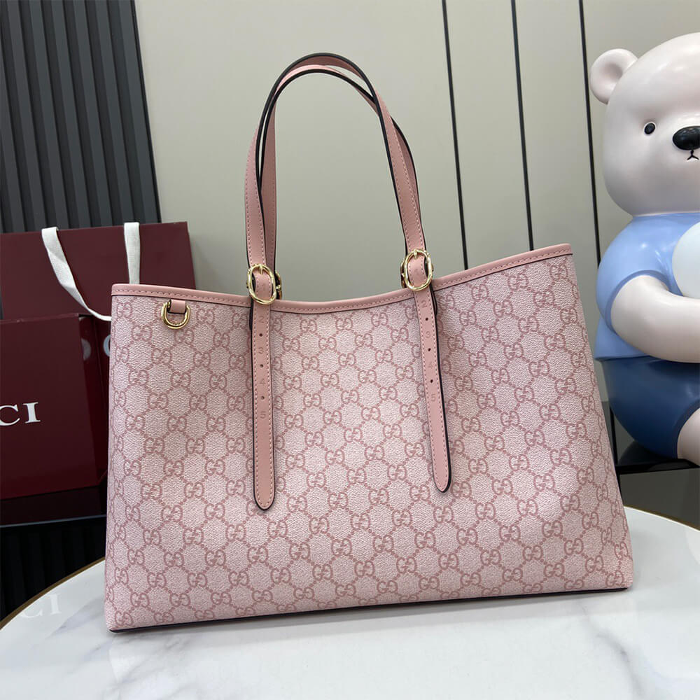 GG Emblem large tote bag - Image 6