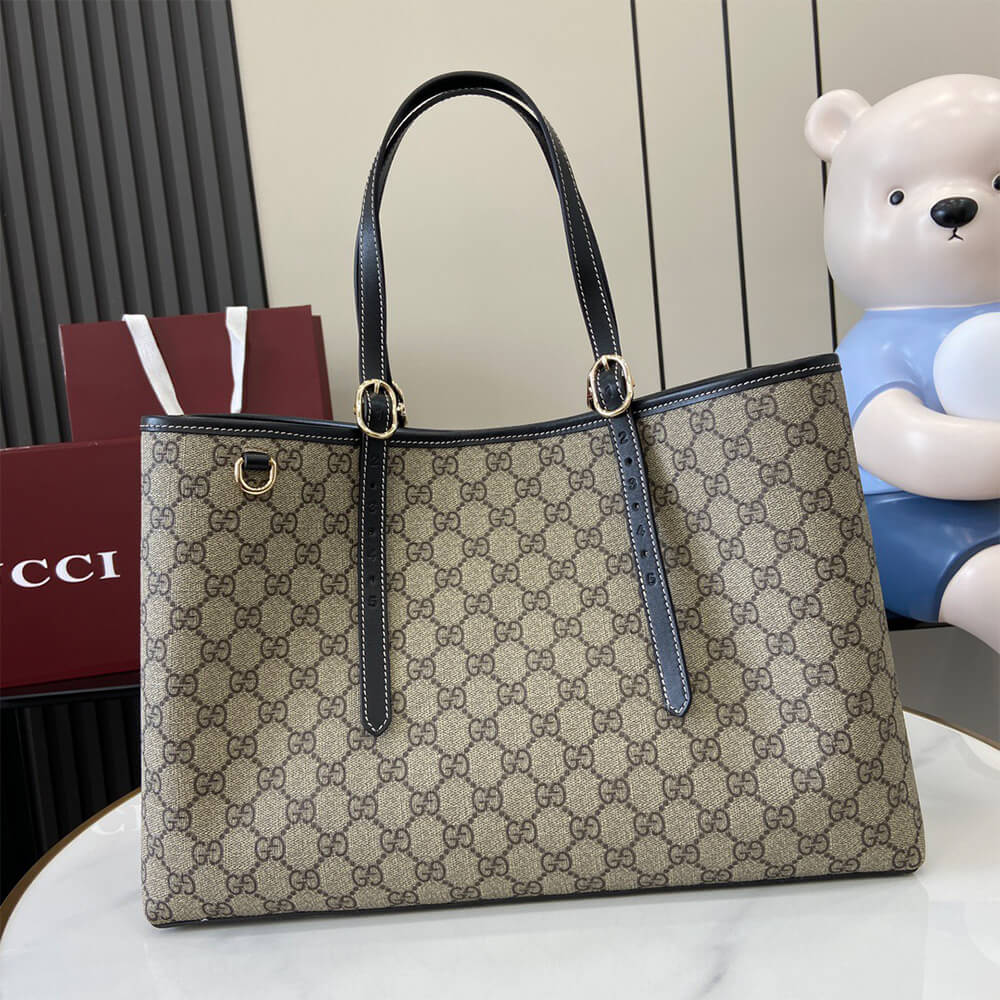 GG Emblem large tote bag - Image 5