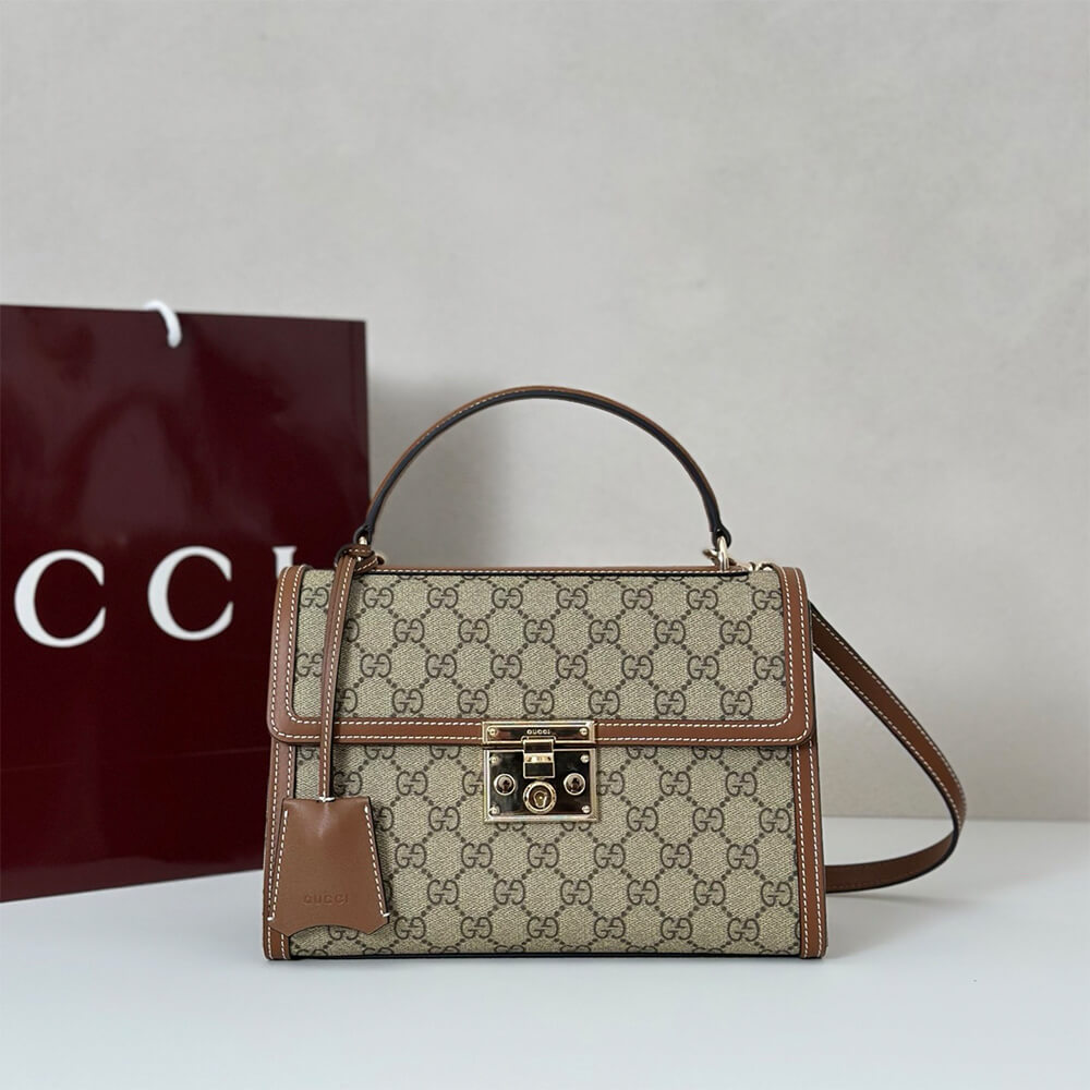 Alternative view of Gucci Padlock medium top handle bag