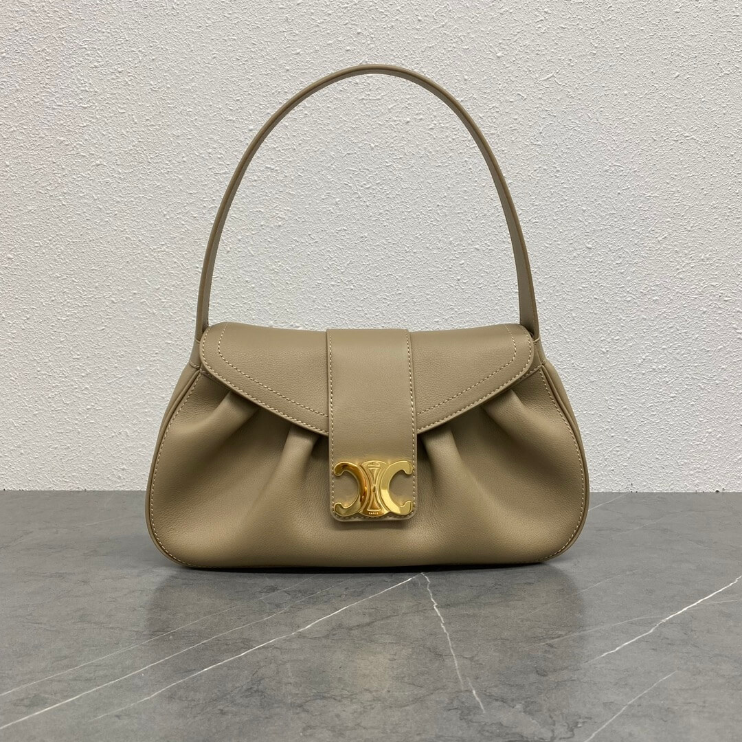 CELINE Medium POLLY bag in soft calfskin - Image 4
