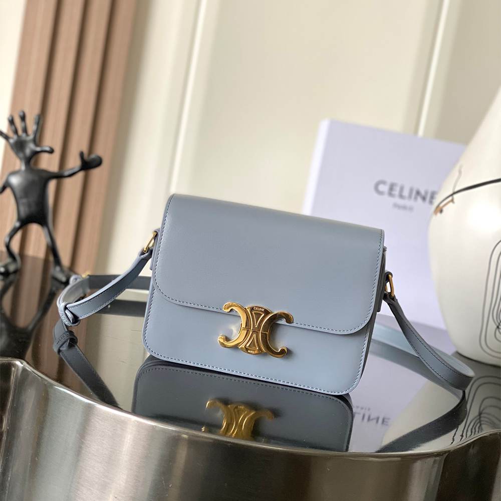 Alternative view of Celine TEEN TRIOMPHE BAG IN shiny calfskin(HIGH-END GRADE)