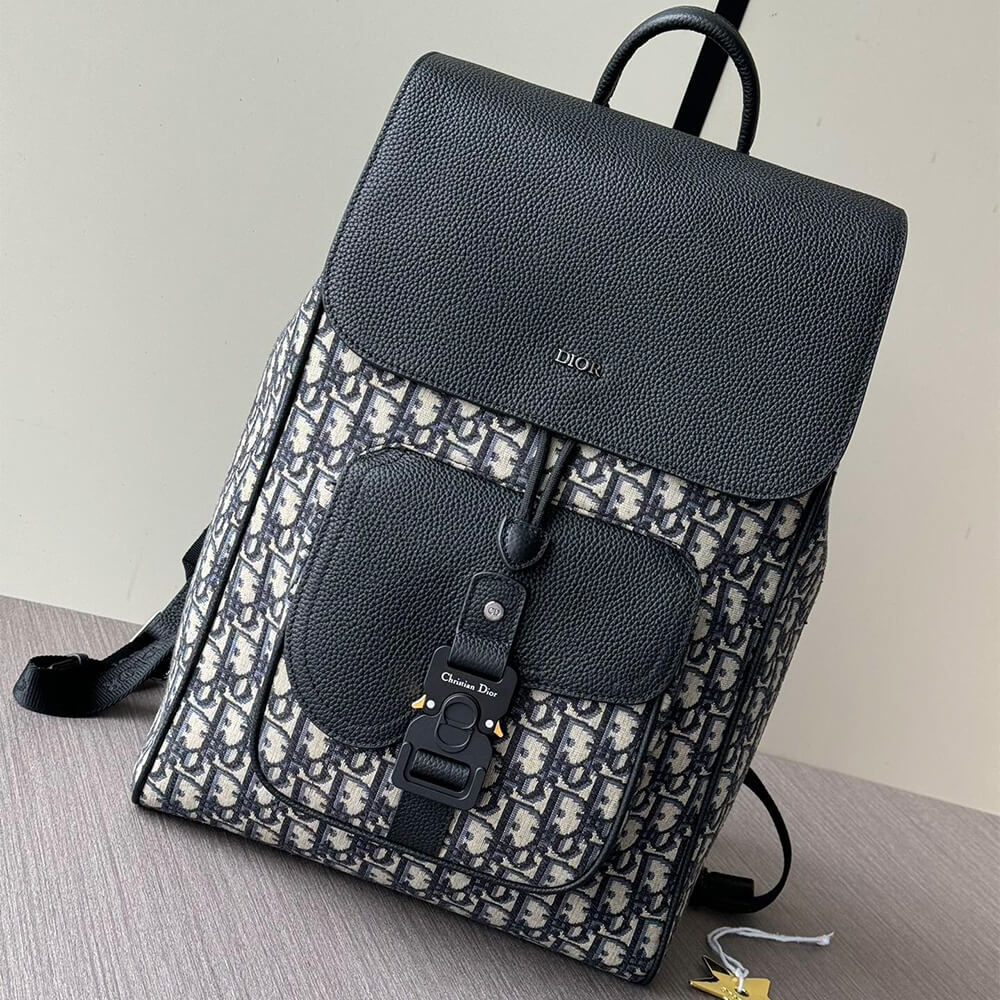 Dior Saddle Backpack with Flap(high-end grade) - Image 7