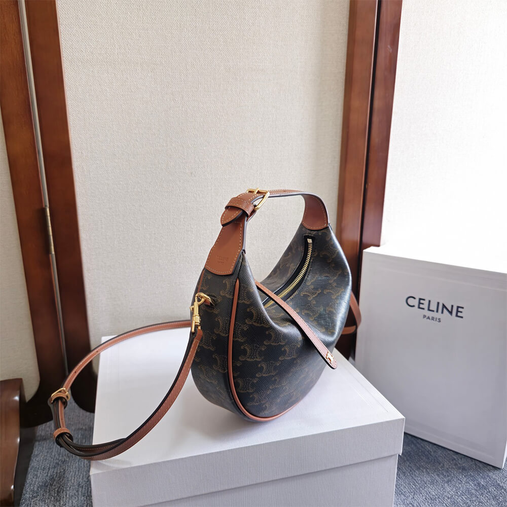 Alternative view of Teen Celine Lulu IN TRIOMPHE CANVAS AND CALFSKIN