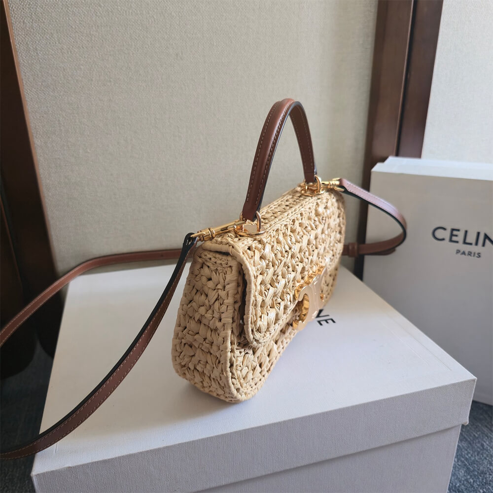 Alternative view of CELINE TEEN CELINE LOLA IN RAFFIA EFFECT TEXTILE(HIGH-END GRADE)