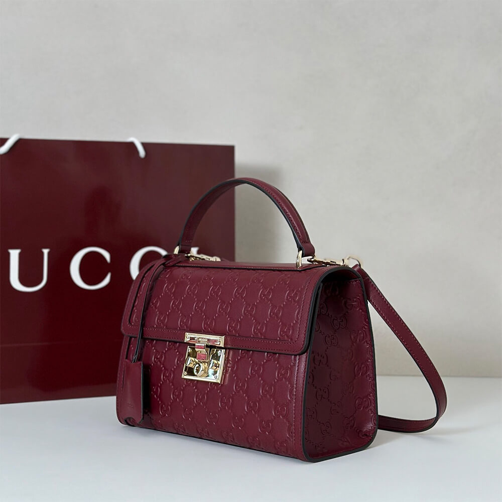 Gucci Padlock medium top handle bag - Image 4