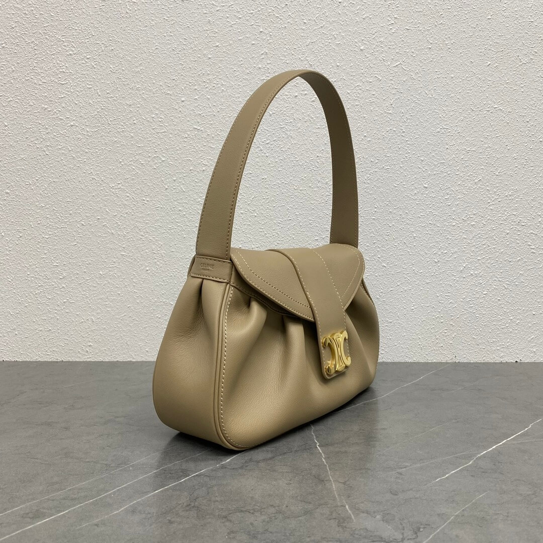 CELINE Medium POLLY bag in soft calfskin - Image 2