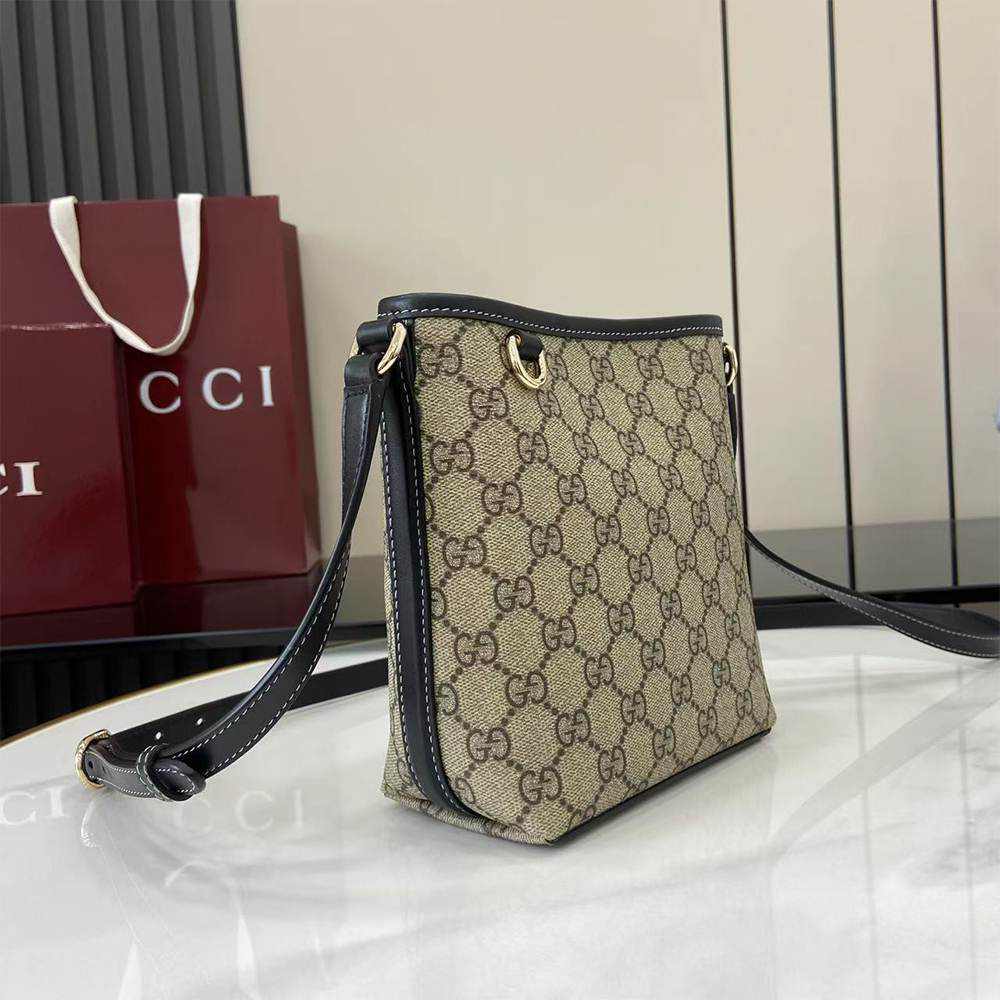 Alternative view of GG Emblem nano bucket bag