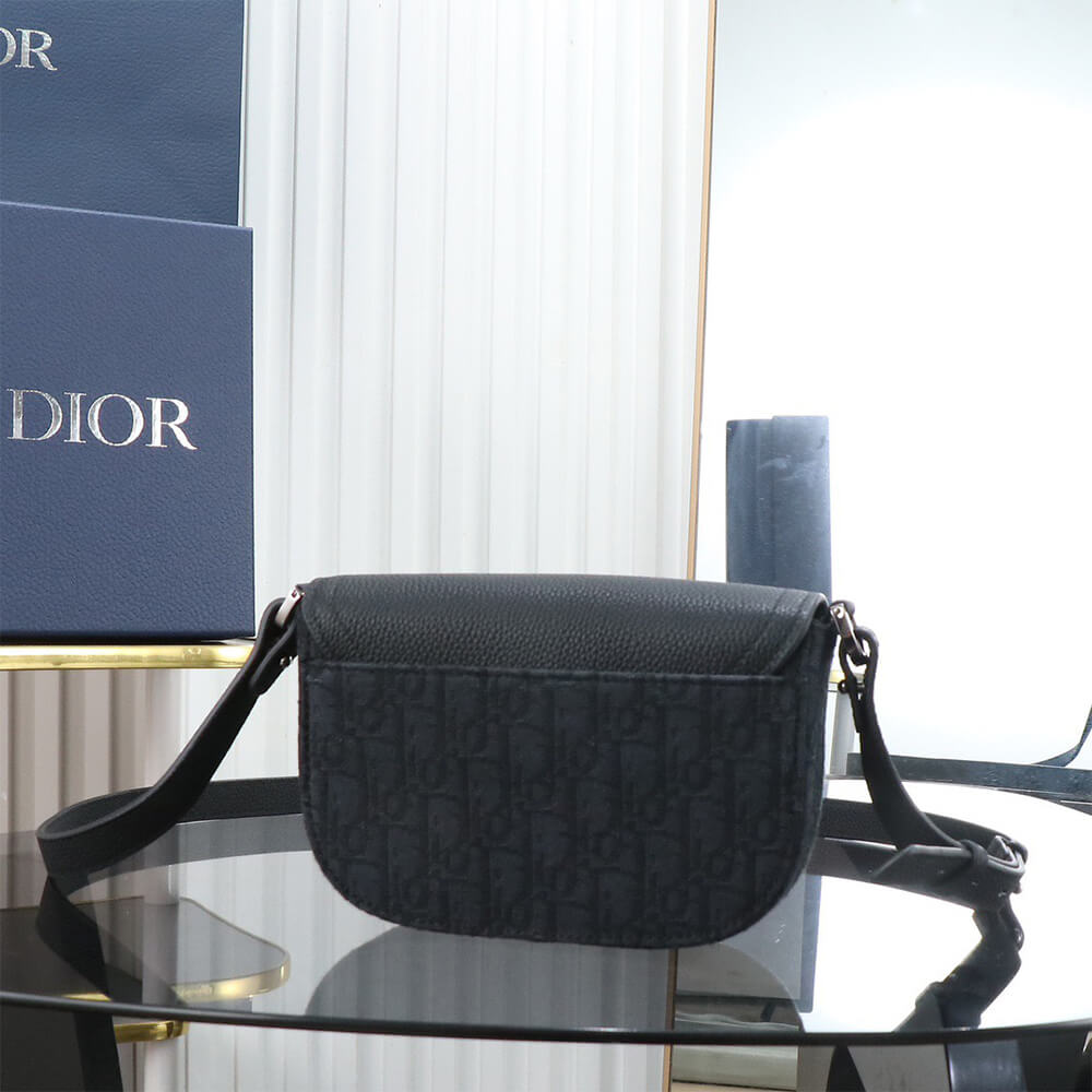Dior Mini Saddle Messenger Bag with Flap - Image 7