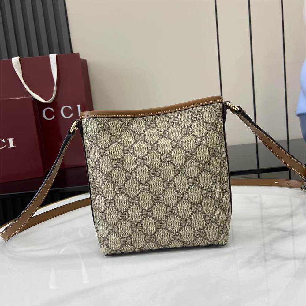 Alternative view of GG Emblem nano bucket bag