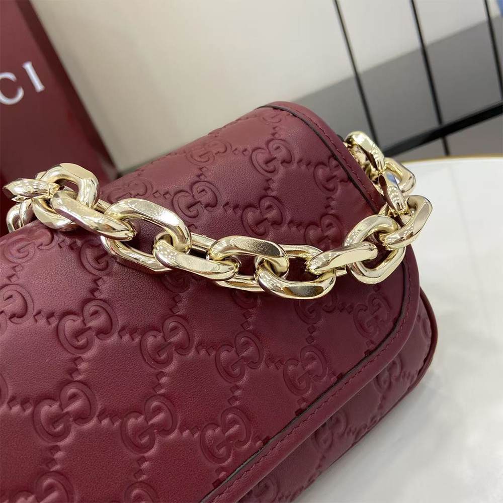 Alternative view of GG Emblem small shoulder bag