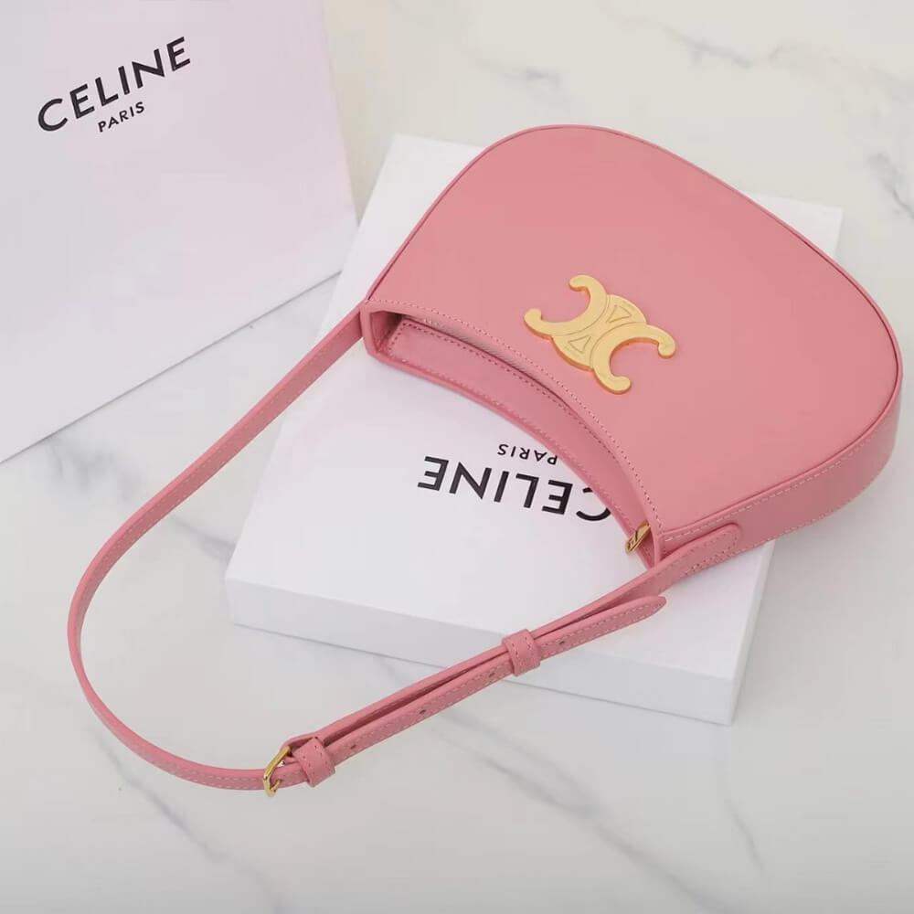 Alternative view of CELINE MEDIUM TILLY BAG in shiny calfskin
