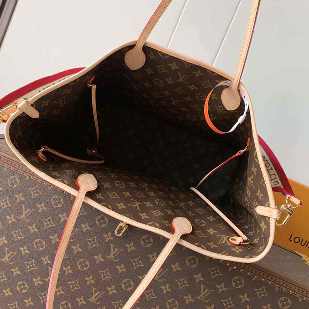 Alternative view of LV Neverfull Inside Out GM