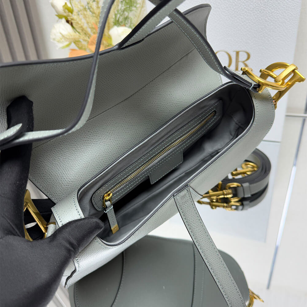 Dior Saddle Bag with Strap - Image 4