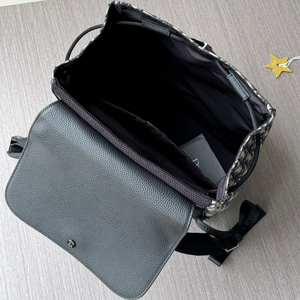 Dior Saddle Backpack with Flap(high-end grade) - Image 3