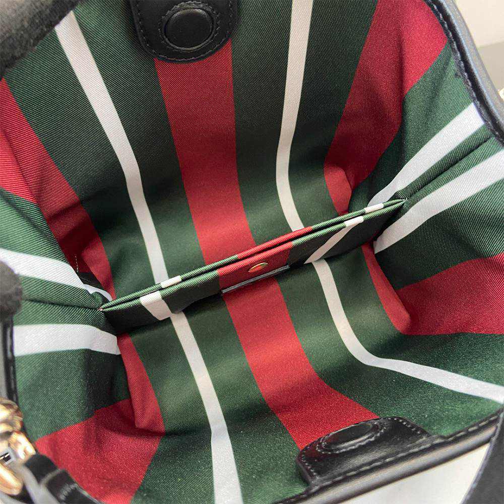 Alternative view of GG Emblem small bucket bag